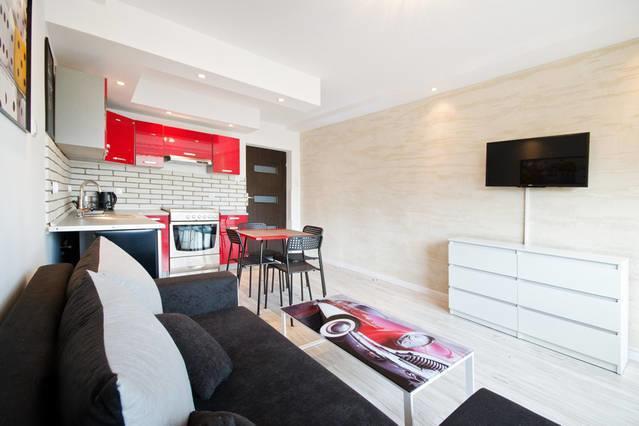 غدانسك Trefl Apartment الغرفة الصورة